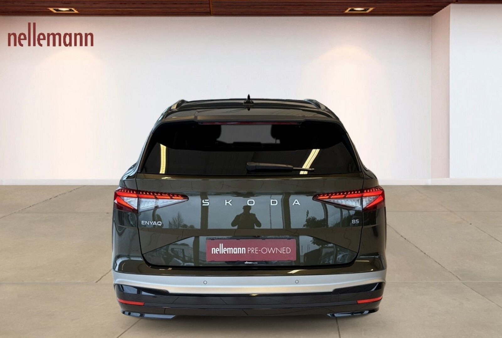 Grøn Skoda Enyaq fra 2026