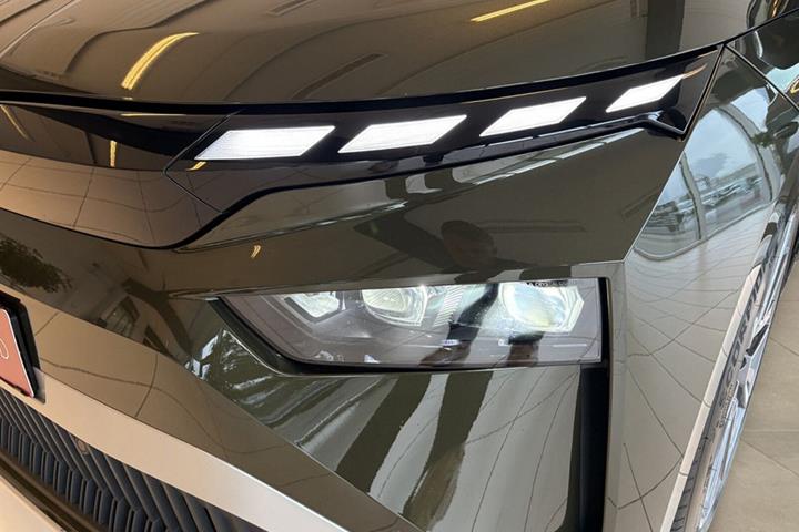 Grøn Skoda Enyaq fra 2026