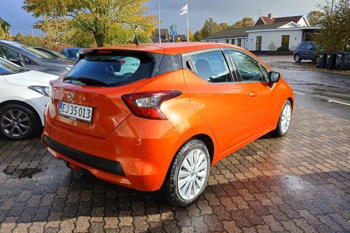 Orange Nissan Micra fra 2018