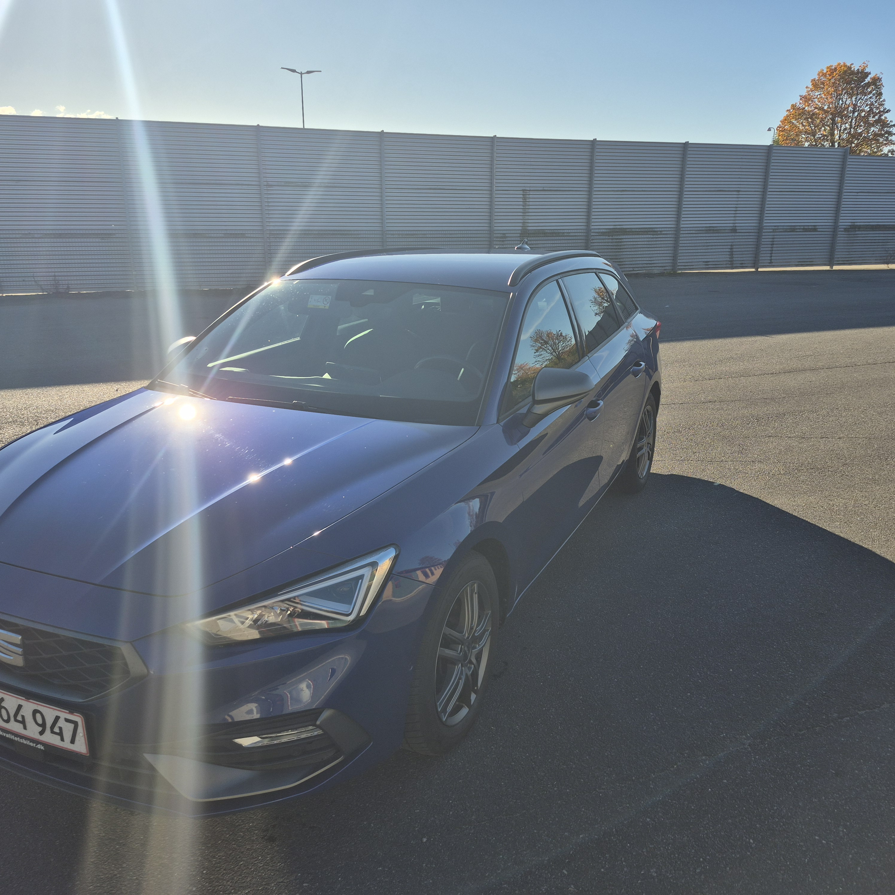 Blå Seat Leon fra 2021