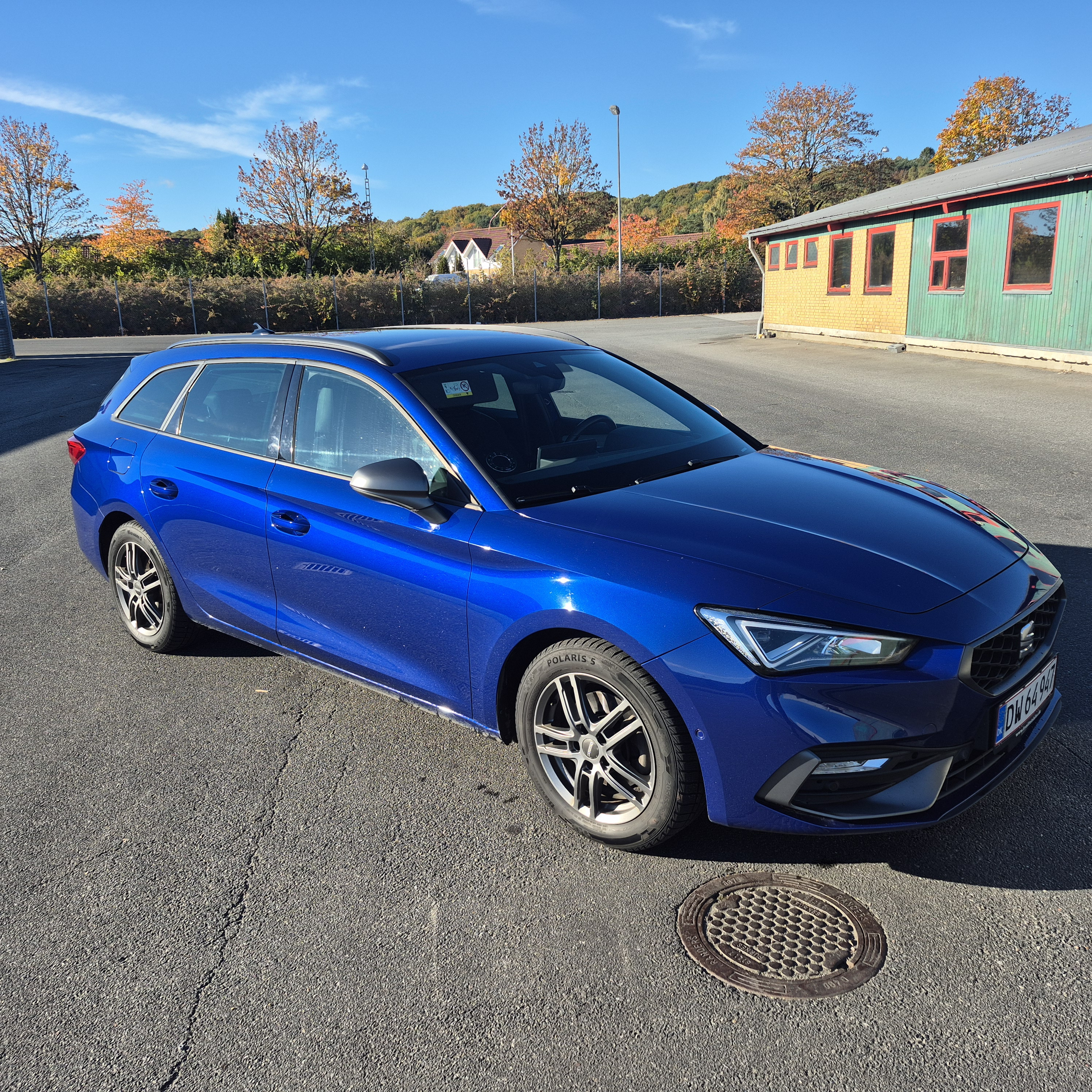 Blå Seat Leon fra 2021