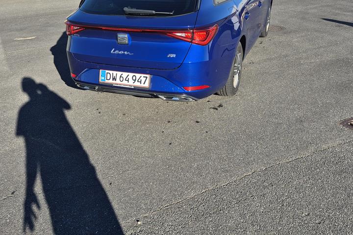 Blå Seat Leon fra 2021