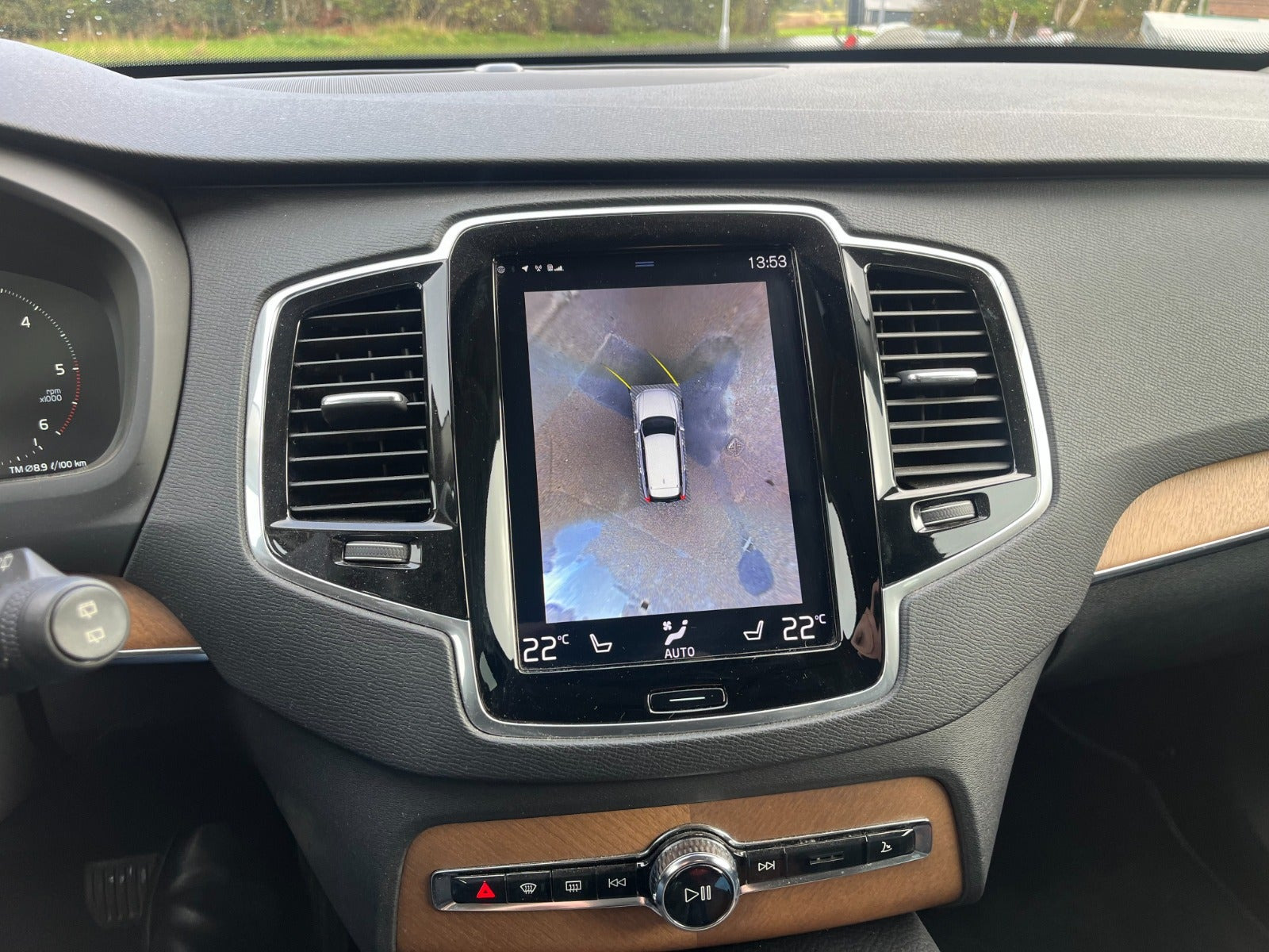 Sort Volvo XC90 fra 2018