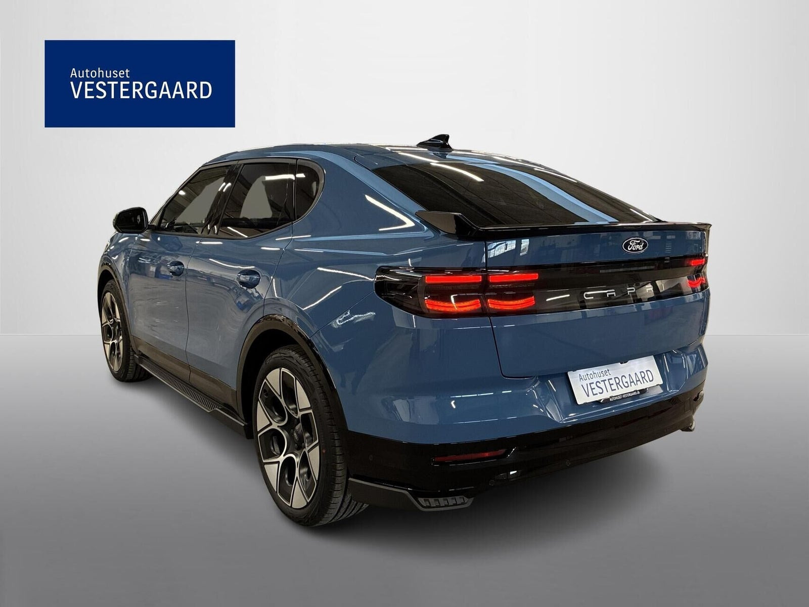Blå Ford Capri fra 2026