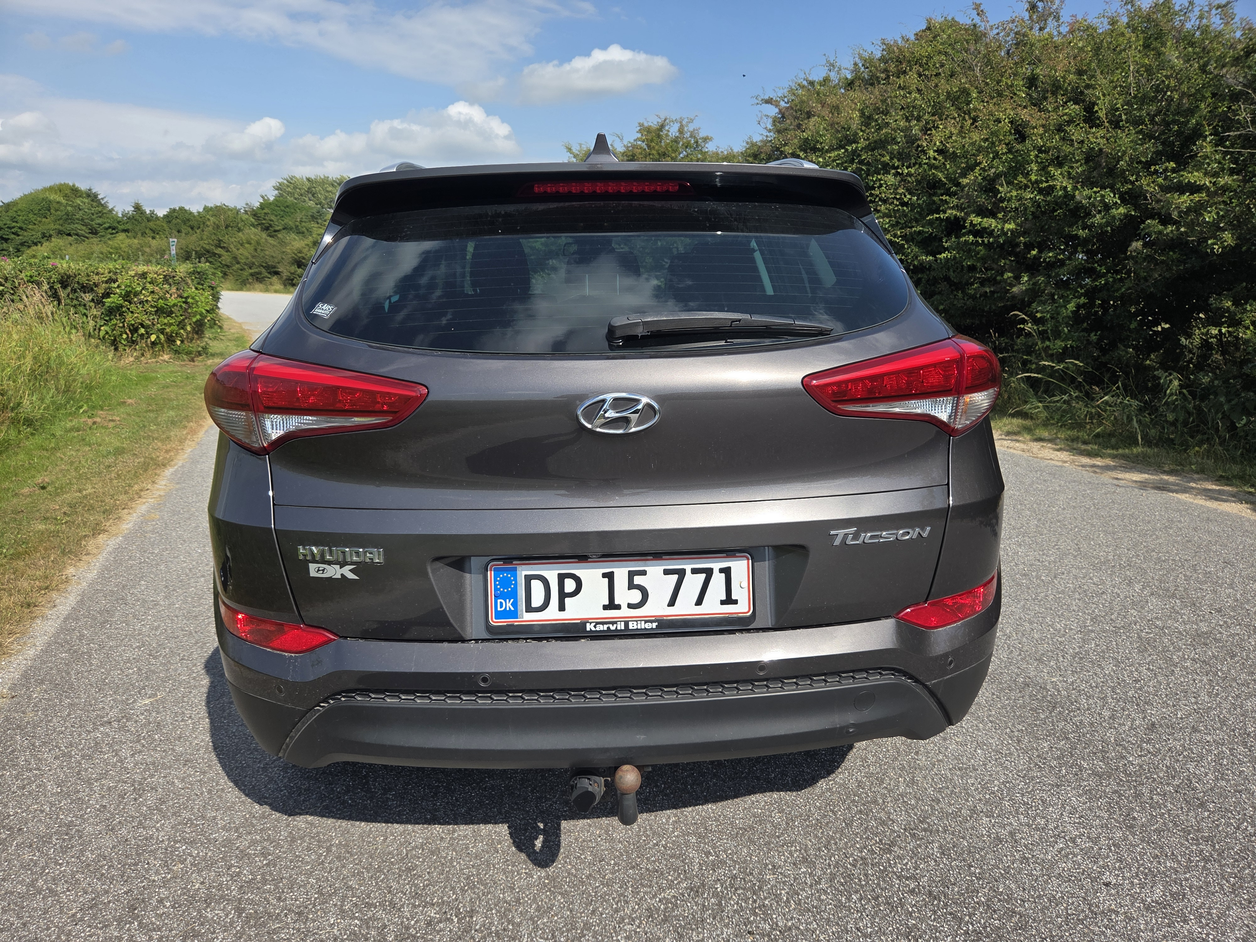 Brun Hyundai Tucson fra 2018