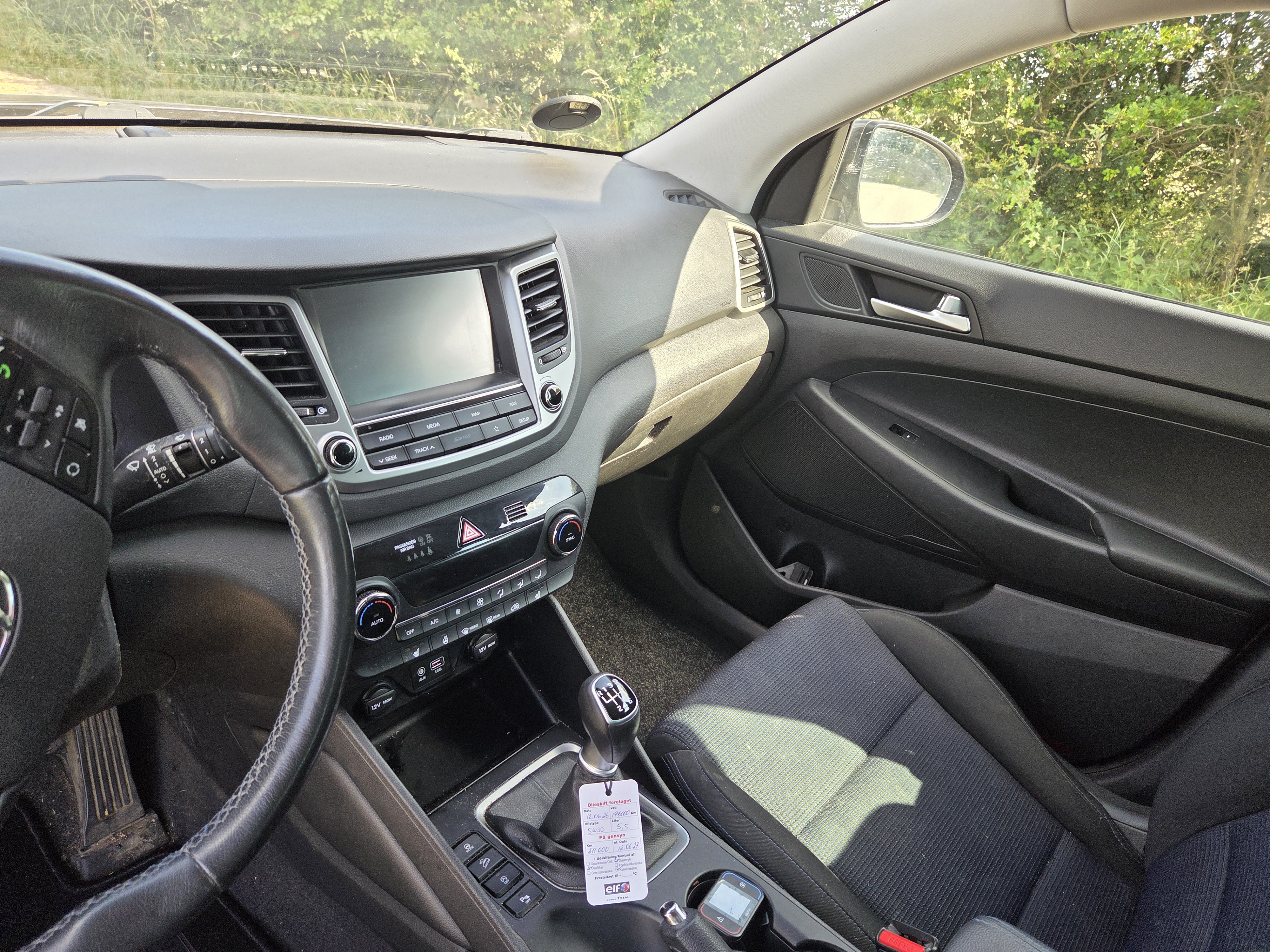Brun Hyundai Tucson fra 2018