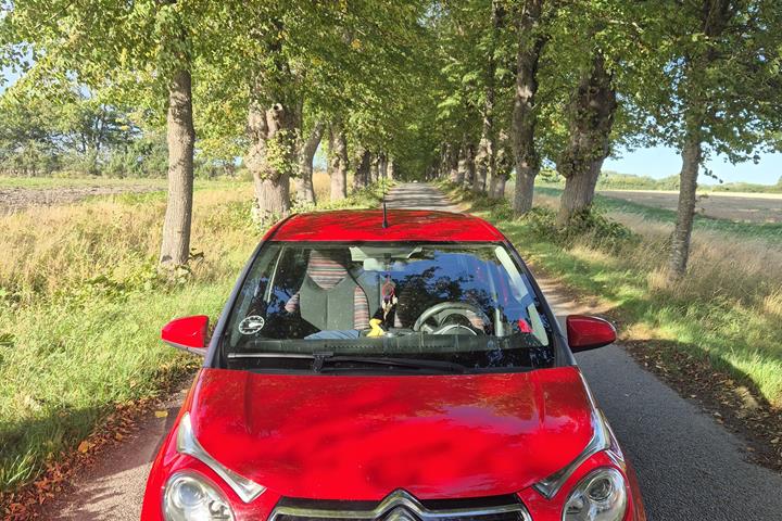 Rød Citroën C1 fra 2020