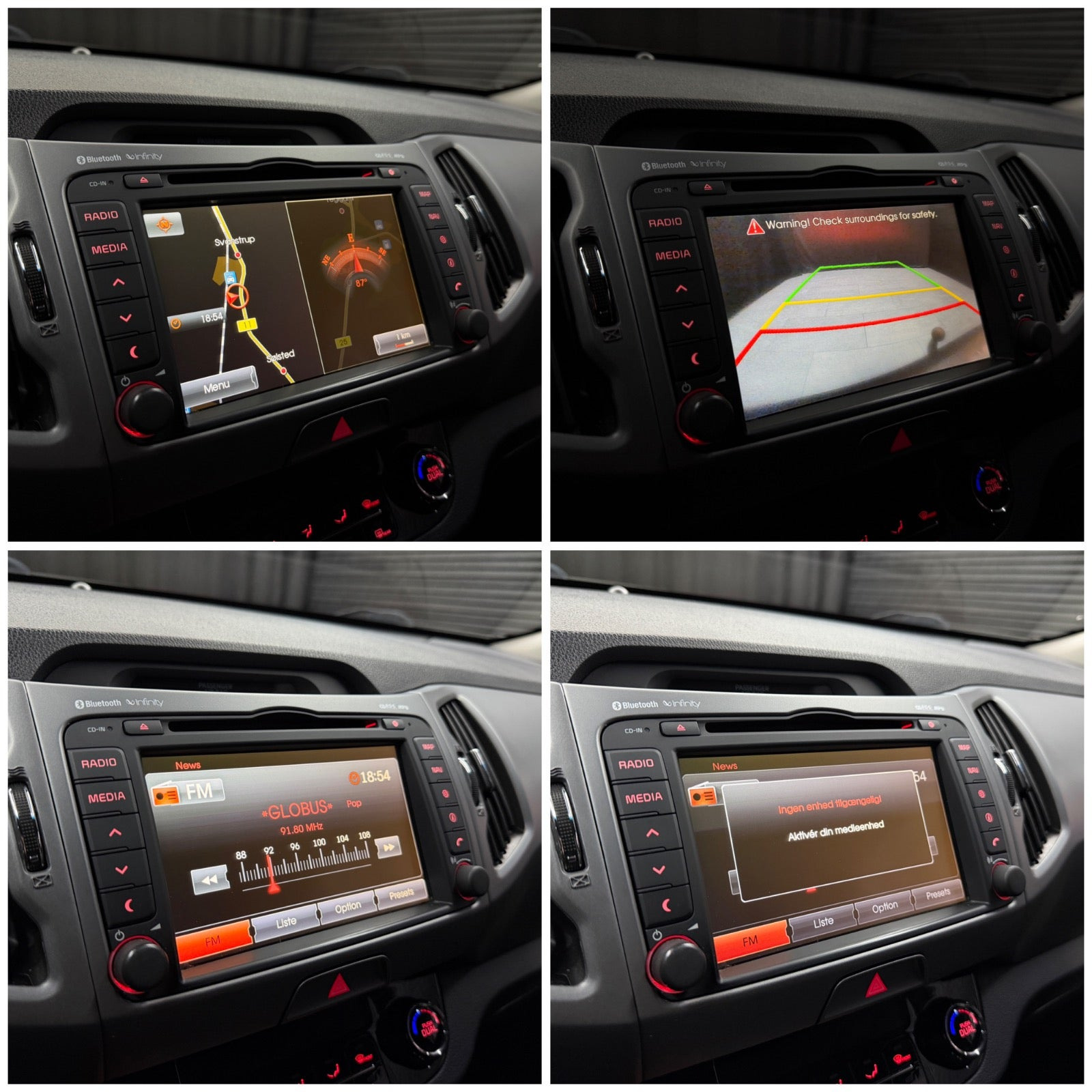 Grå Kia Sportage fra 2015