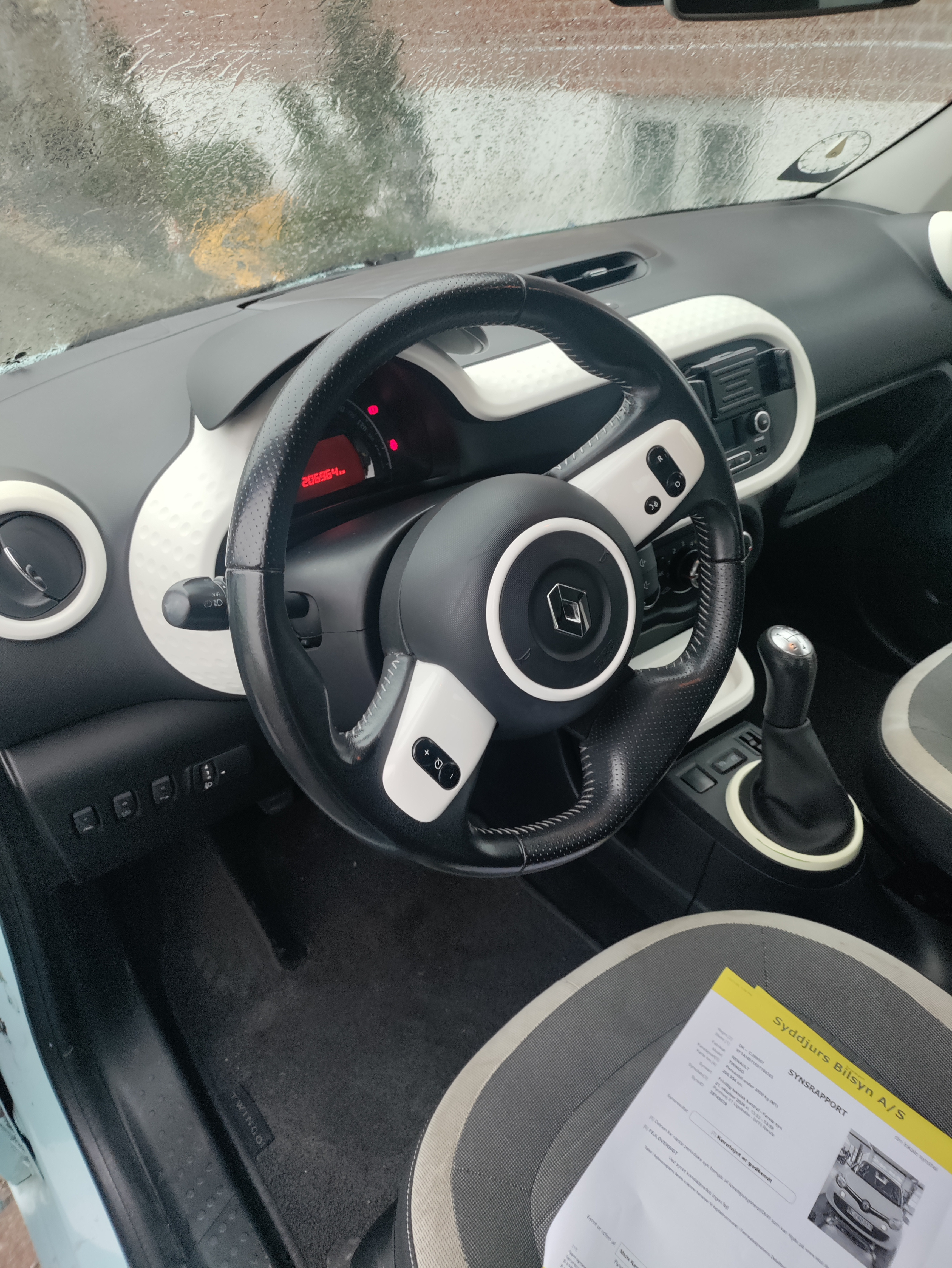 Blå Renault Twingo fra 2014