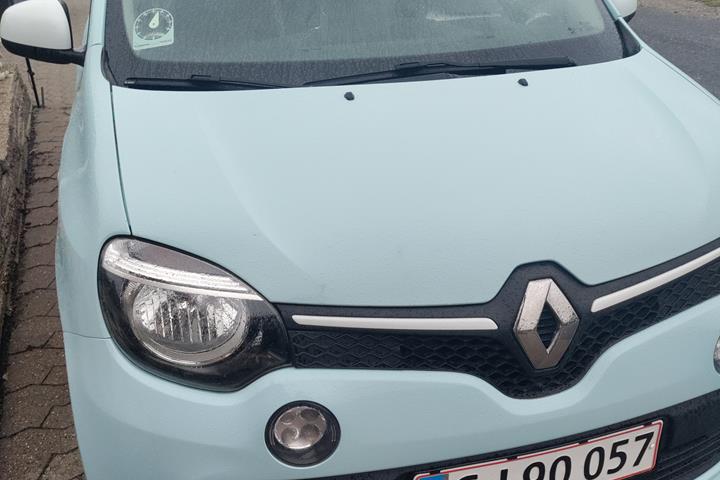 Blå Renault Twingo fra 2014