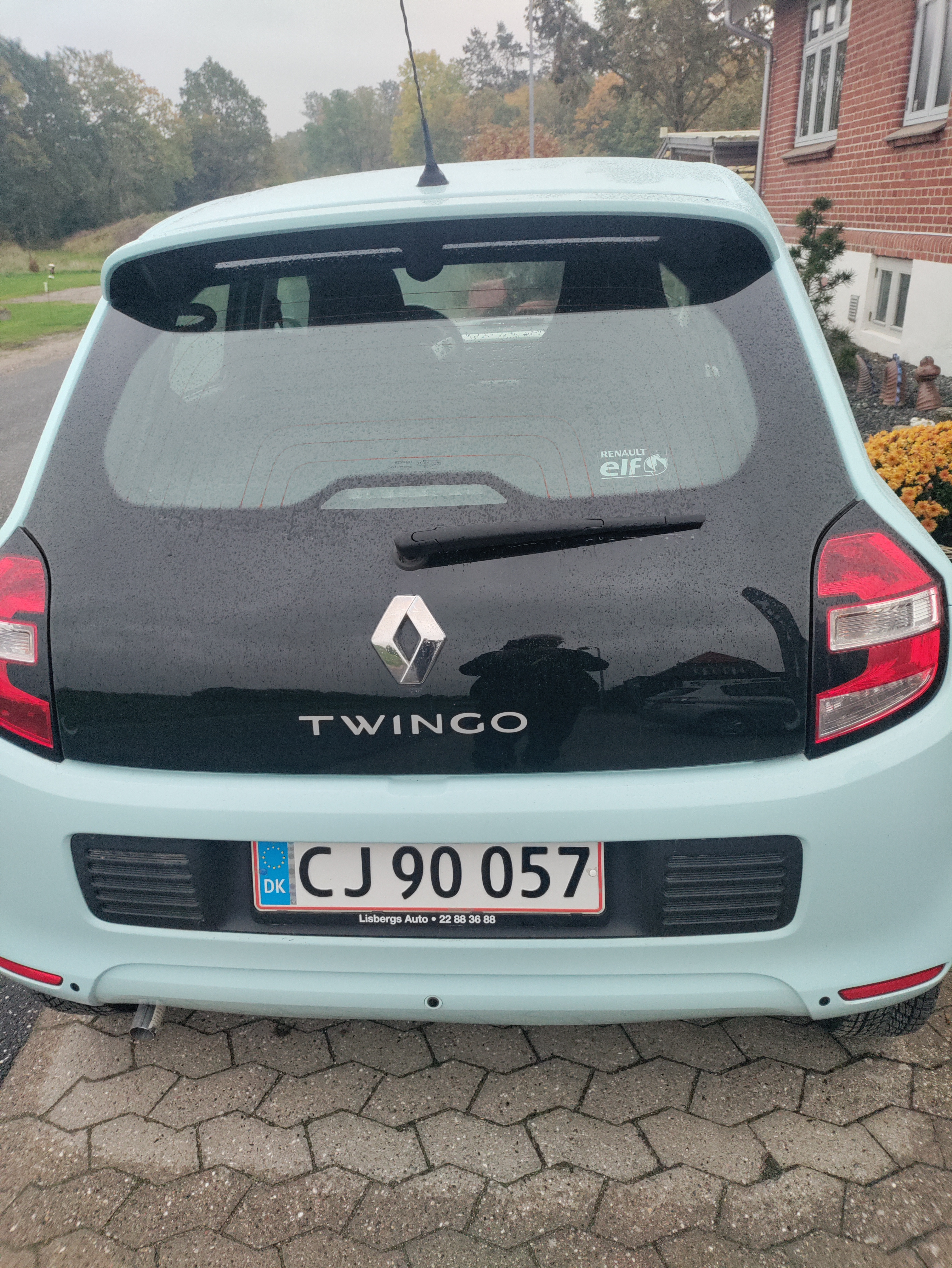Blå Renault Twingo fra 2014