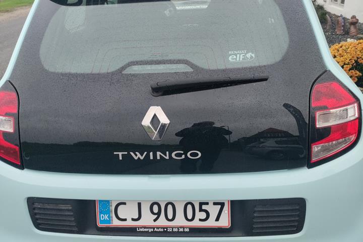 Blå Renault Twingo fra 2014