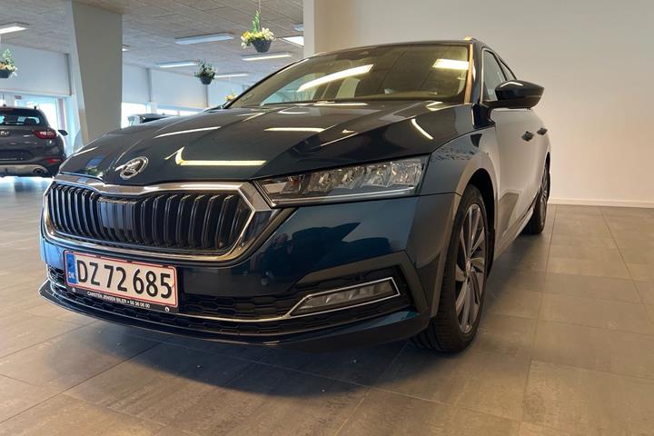 Blå Skoda Octavia fra 2024