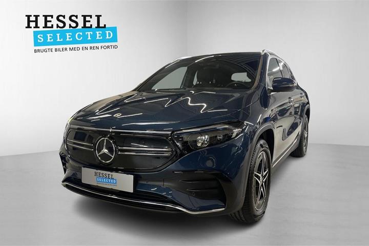Blå Mercedes EQA250 fra 2023