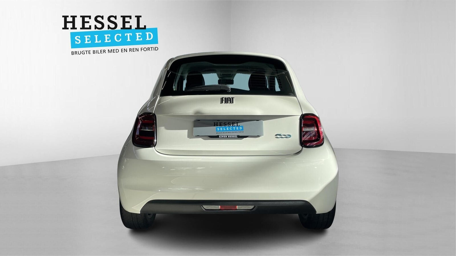 Hvid Fiat 500e fra 2022