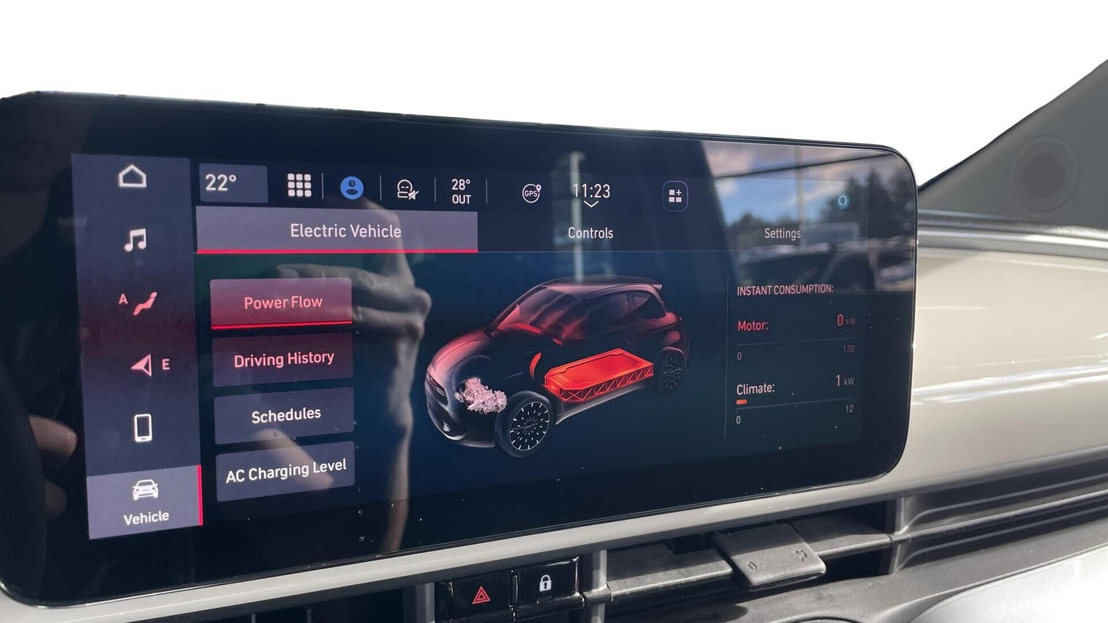 Hvid Fiat 500e fra 2022