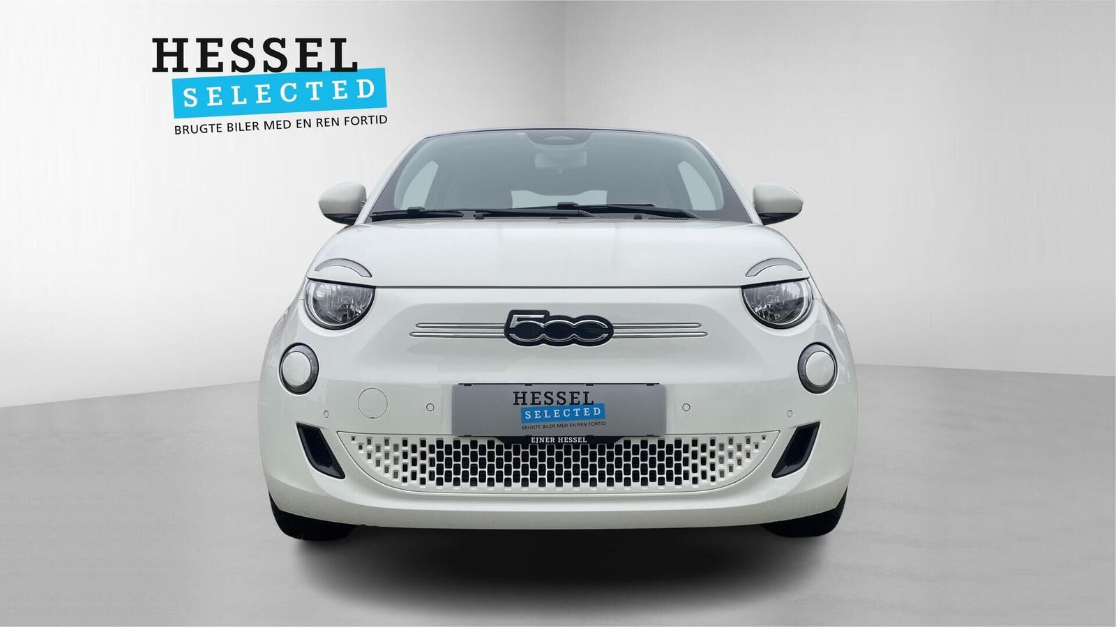 Hvid Fiat 500e fra 2022