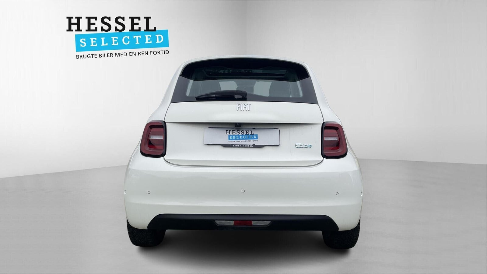 Hvid Fiat 500e fra 2022