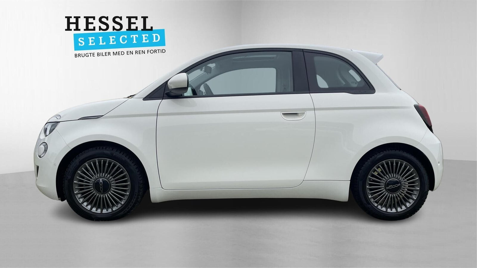Hvid Fiat 500e fra 2022