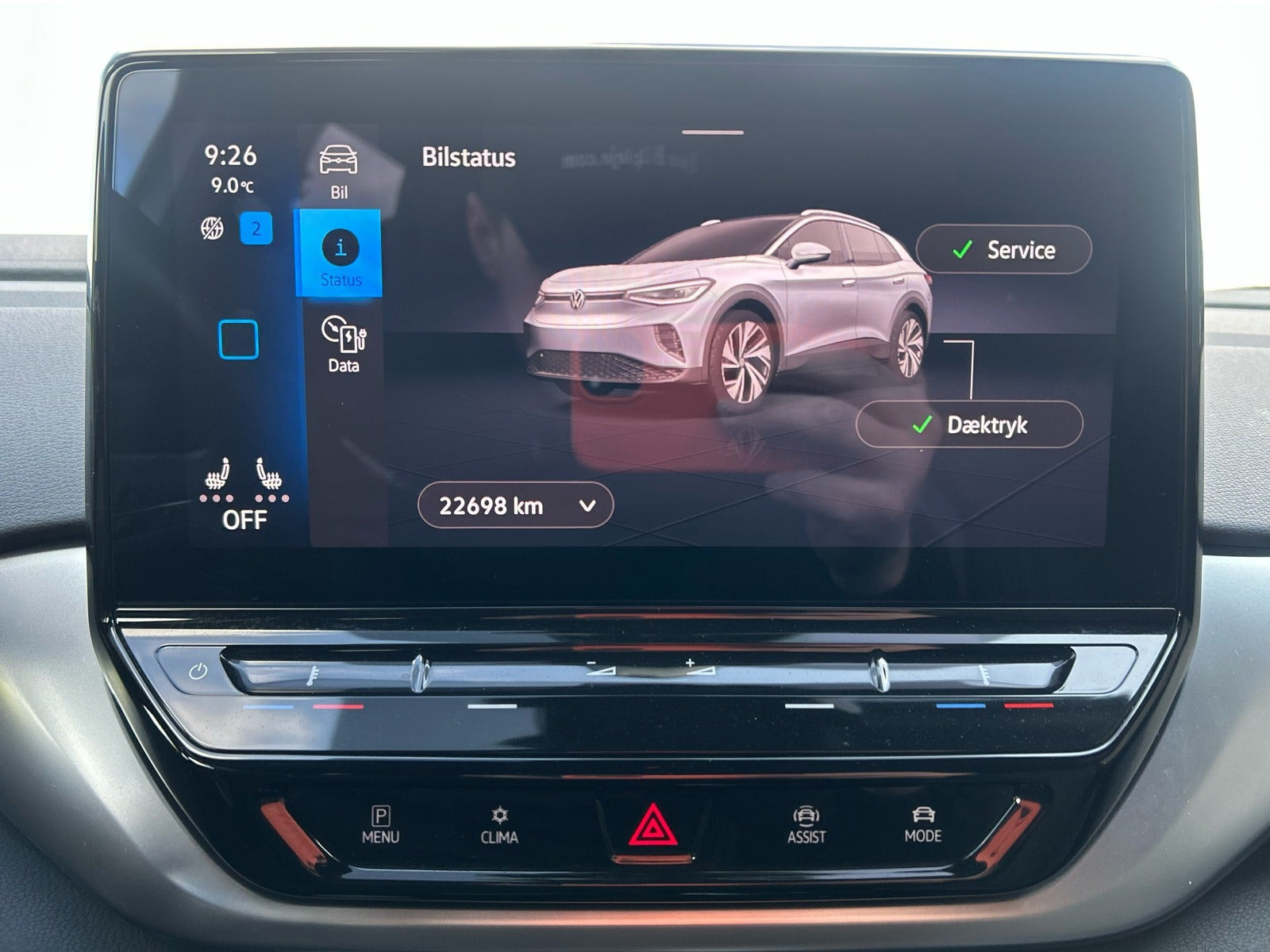 Hvid VW ID.4 fra 2022