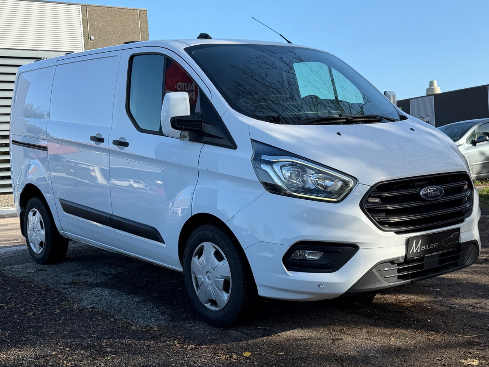 Hvid Ford Transit Custom 280 L1 fra 2020