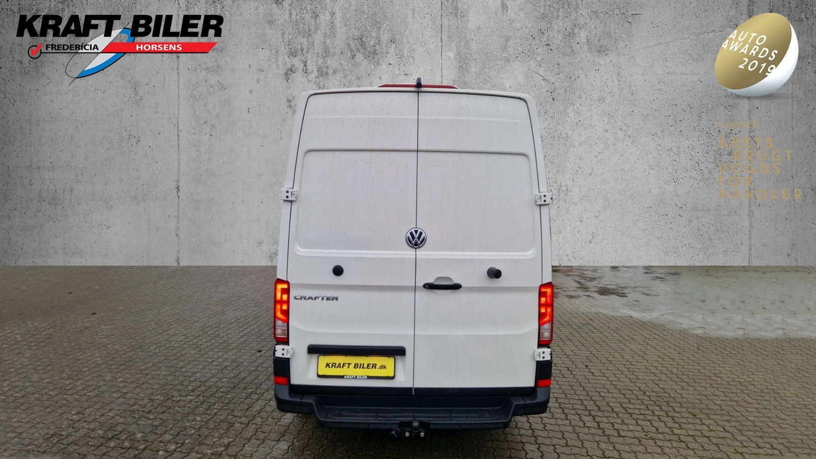 Hvid VW Crafter 35 fra 2023