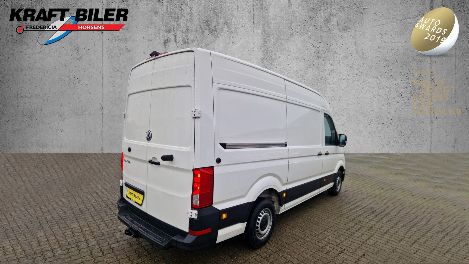 Hvid VW Crafter 35 fra 2023