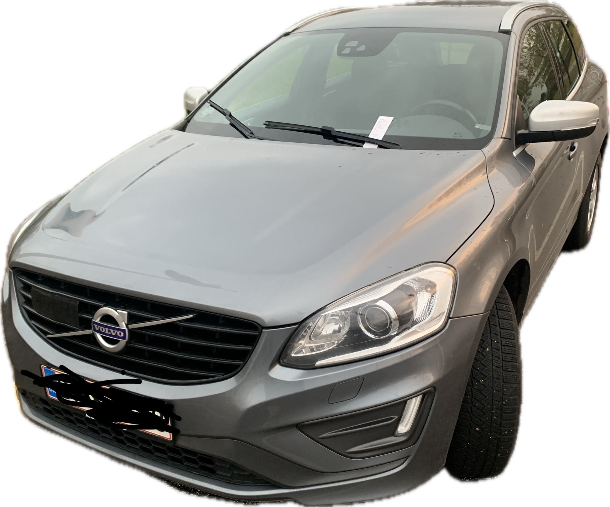 Grå Volvo XC60 fra 2017