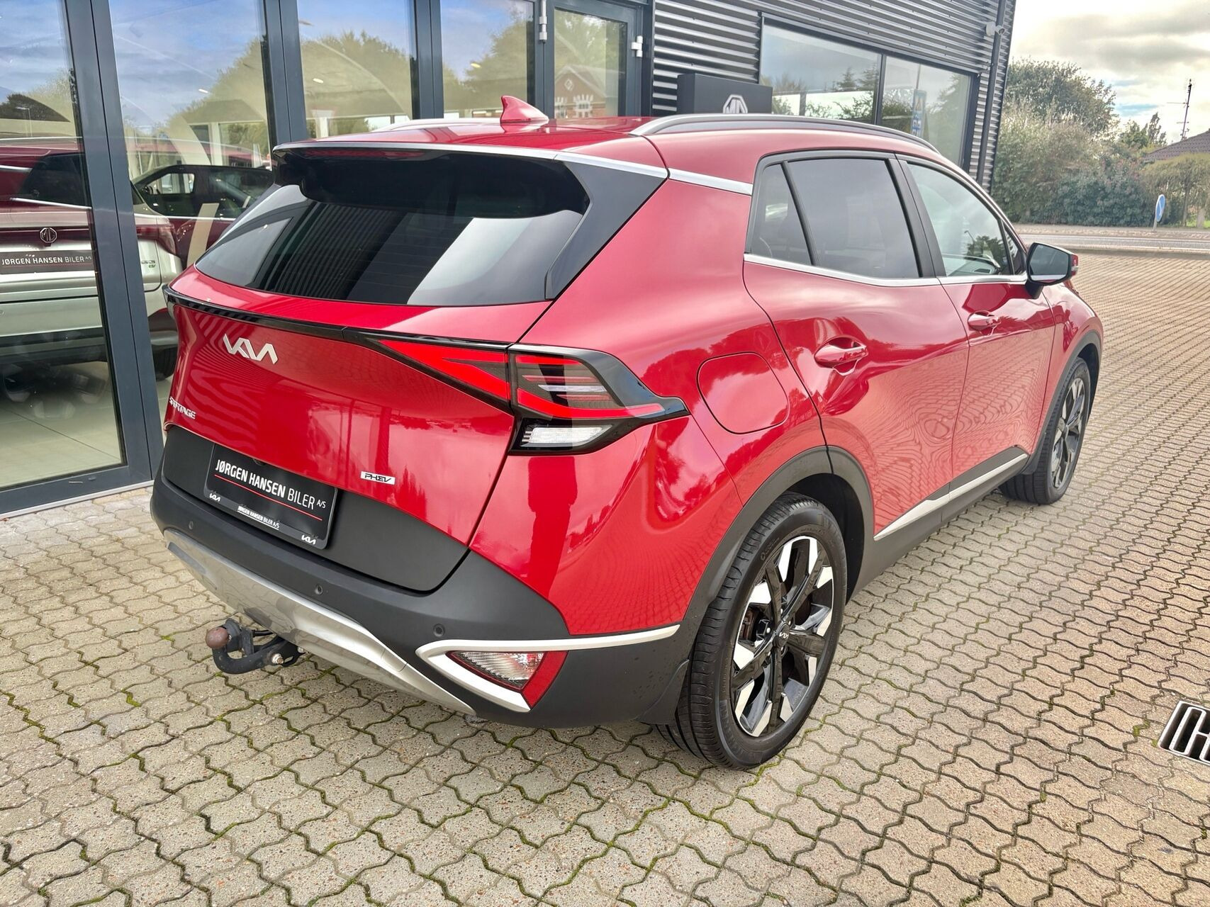 Rød Kia Sportage fra 2022