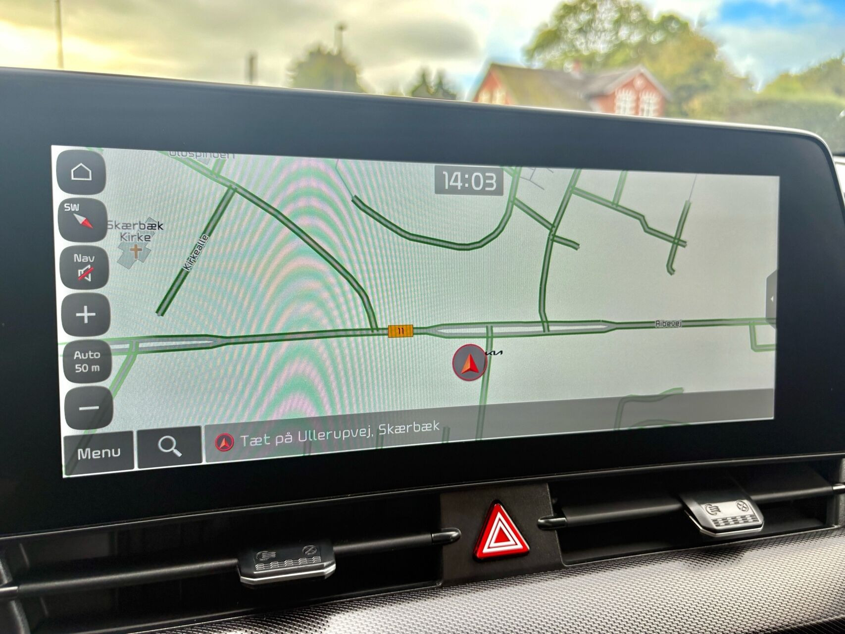 Rød Kia Sportage fra 2022