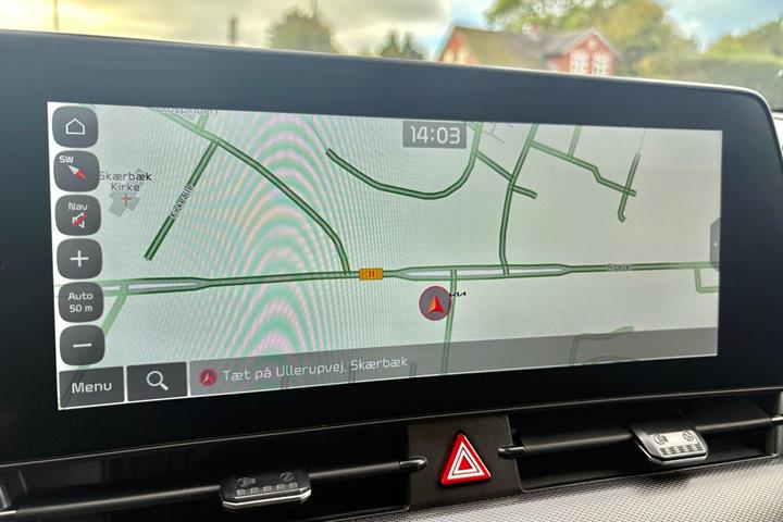 Rød Kia Sportage fra 2022