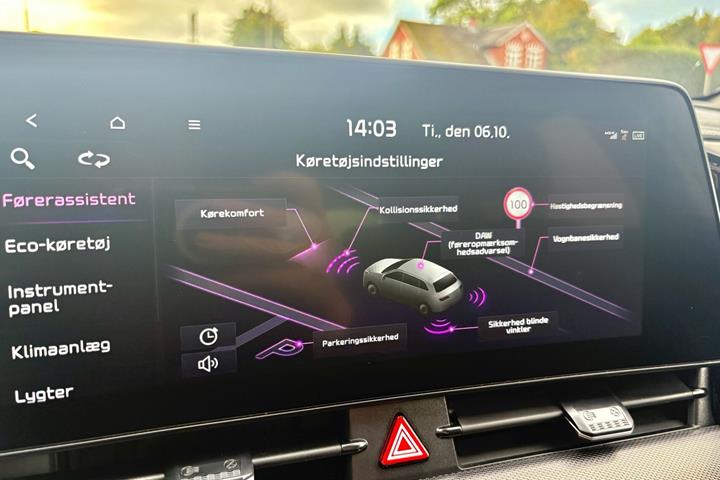 Rød Kia Sportage fra 2022
