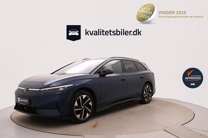 Blå VW ID.7 fra 2025