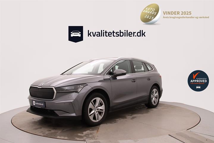 Grå Skoda Enyaq fra 2022