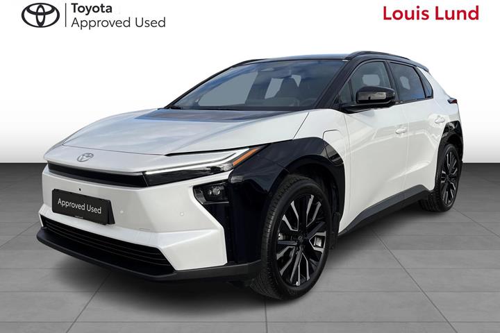 Hvid Toyota BZ4X fra 2026