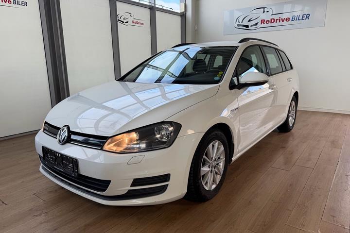 Hvid VW Golf fra 2014