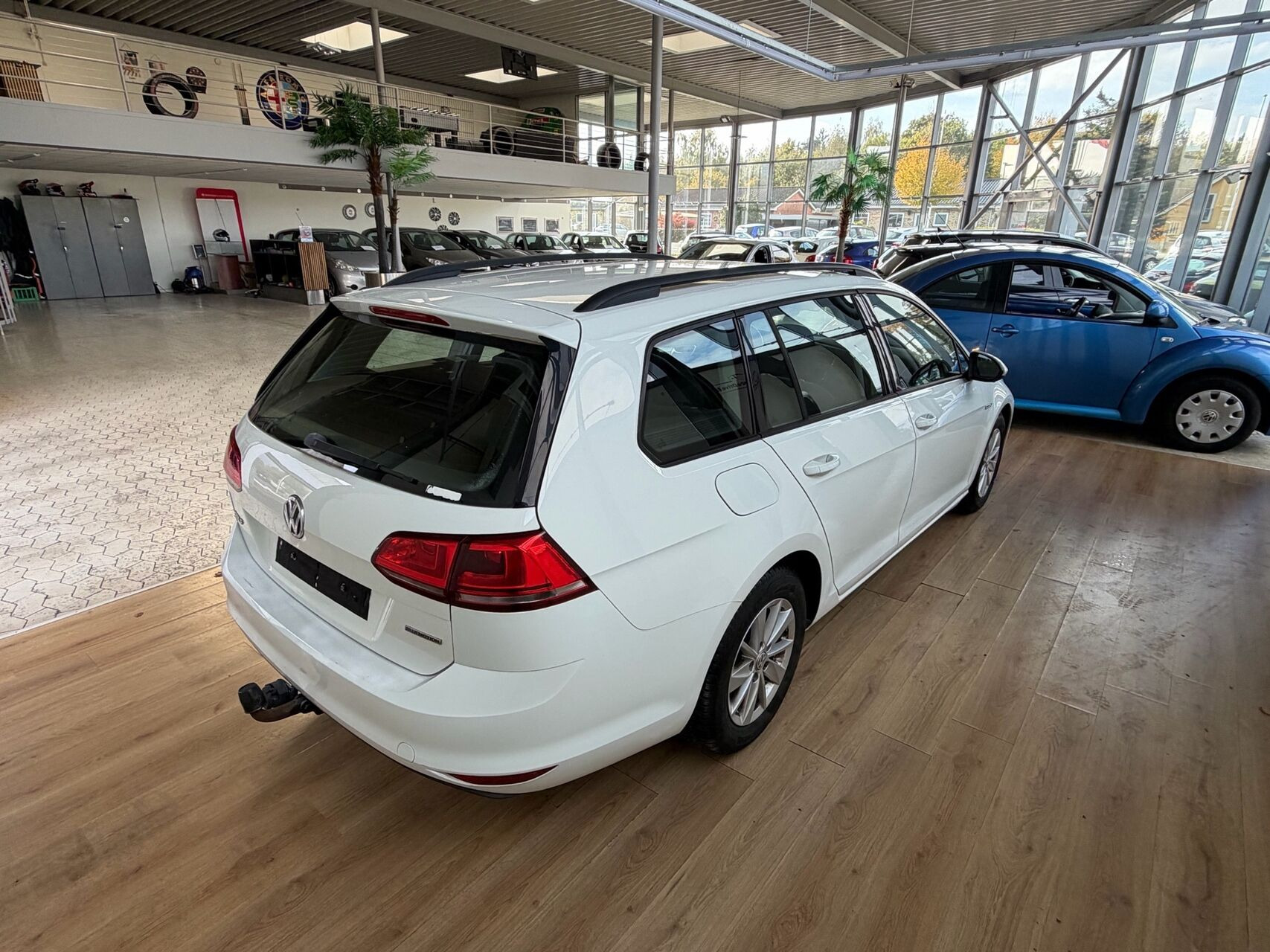 Hvid VW Golf fra 2014