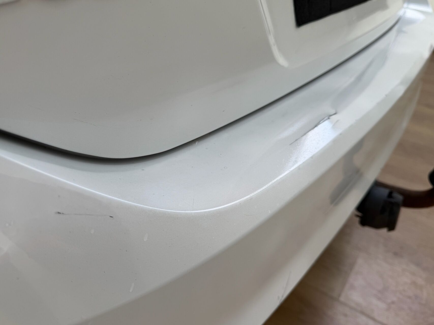 Hvid VW Golf fra 2014