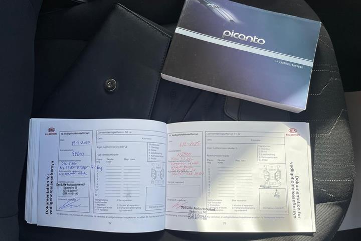 Sølv Kia Picanto fra 2013