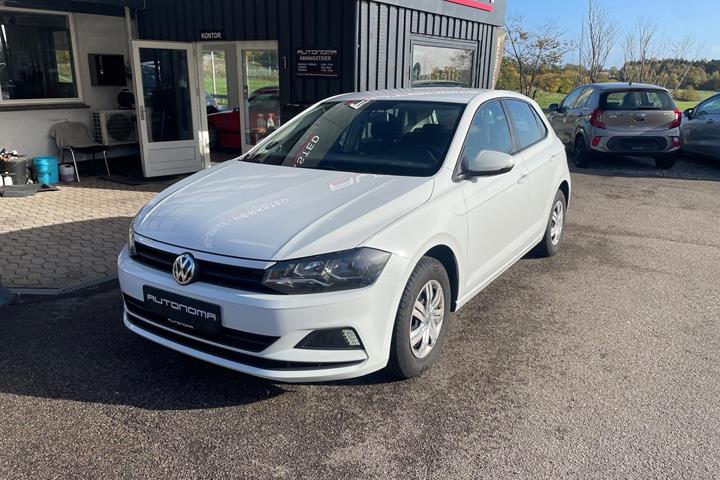 Hvid VW Polo fra 2020