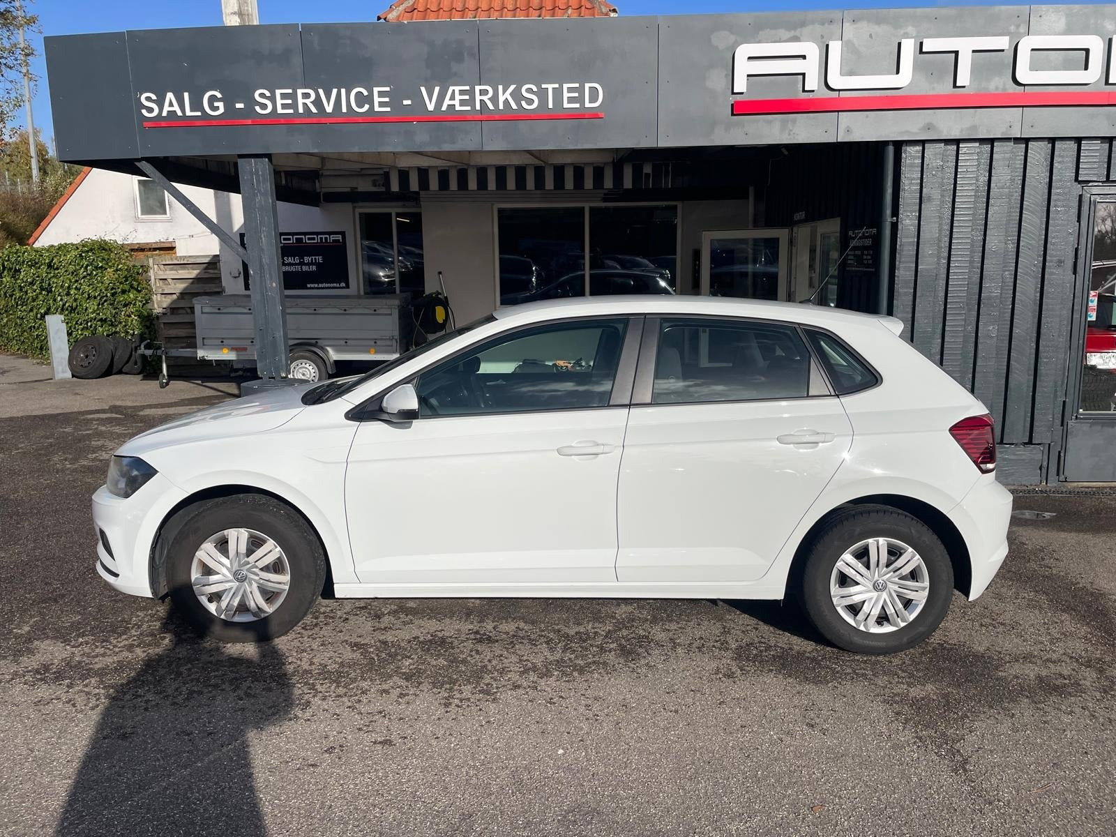 Hvid VW Polo fra 2020