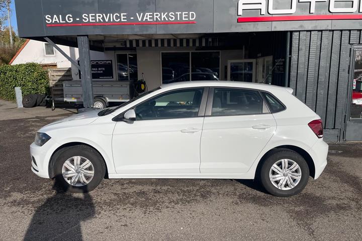 Hvid VW Polo fra 2020
