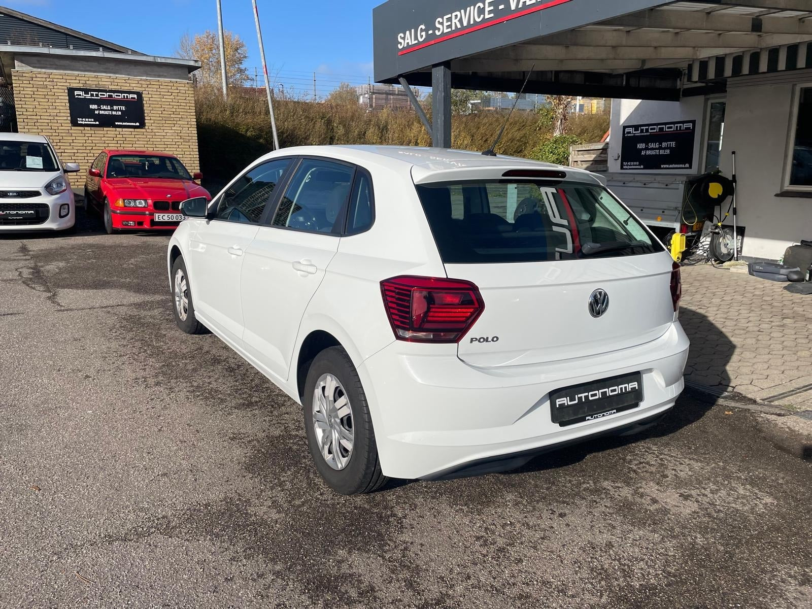 Hvid VW Polo fra 2020