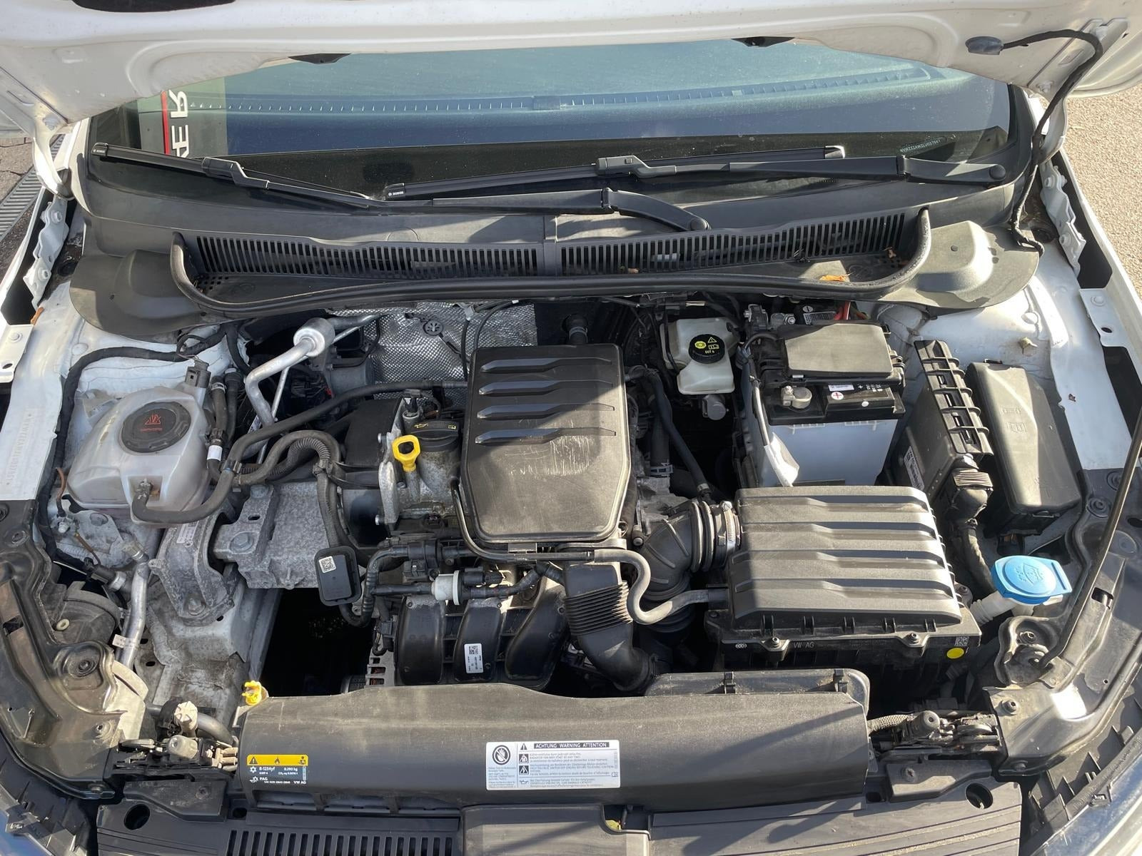 Hvid VW Polo fra 2020