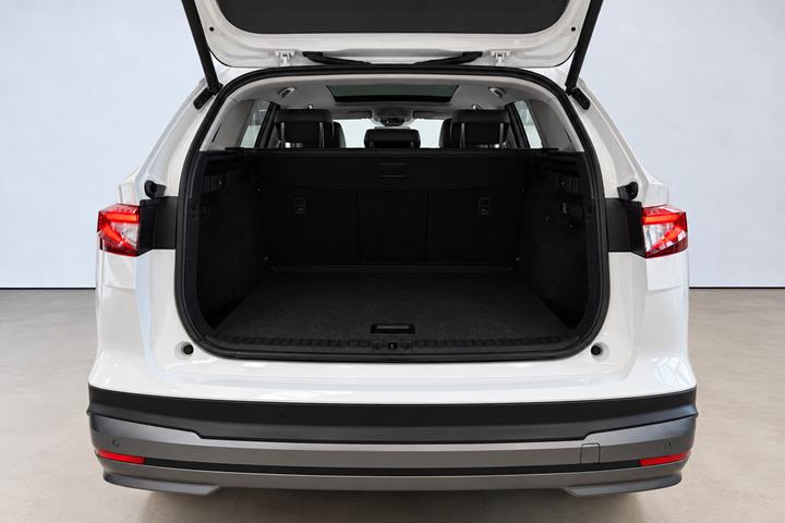 Hvid Skoda Enyaq fra 2021