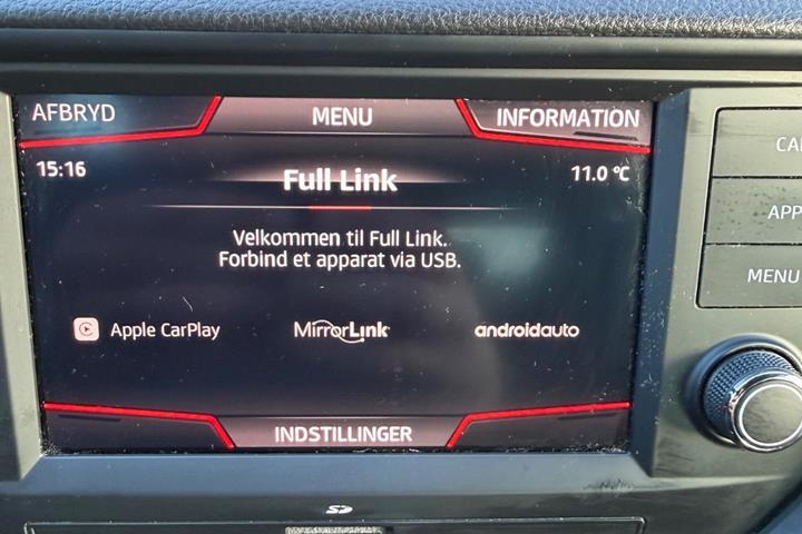 Rød Seat Arona fra 2019