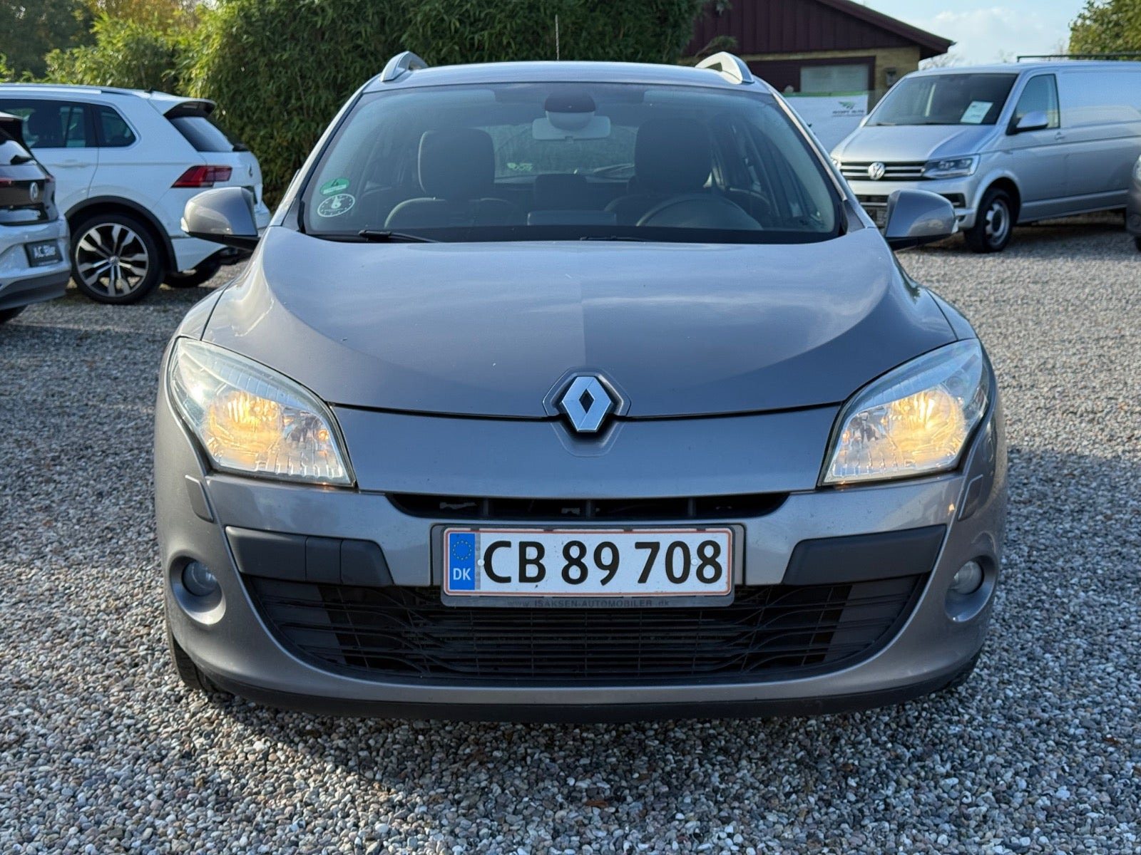 Grå Renault Megane III fra 2011