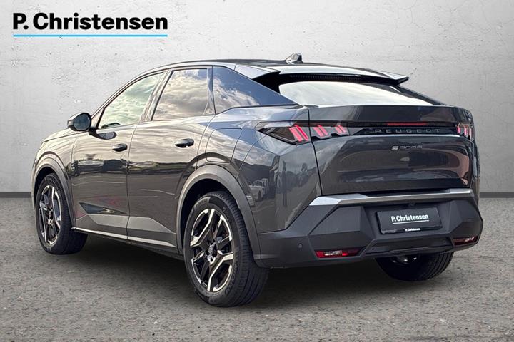Grå Peugeot e-3008 fra 2025