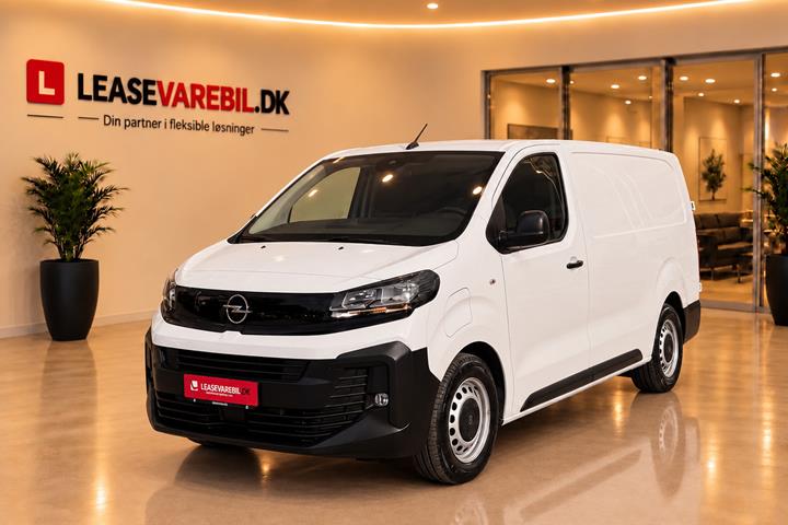 Hvid Opel Vivaro-e fra 2026