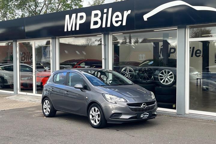 Grå Opel Corsa fra 2016